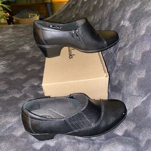 Clarks pumps, black, 8w